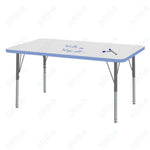 Marco MG2200 Series Rectangle Activity Table w/ Dry Erase Top 30