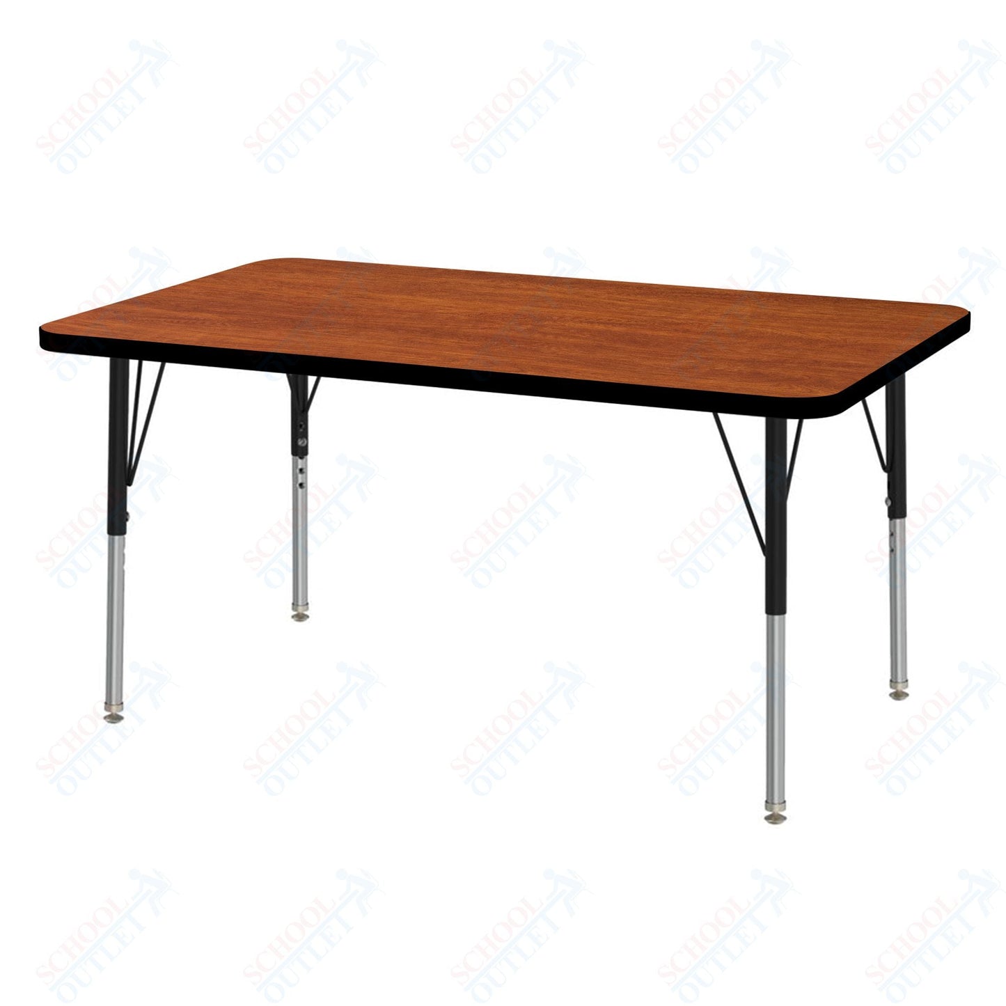 Marco MG2200 Series Rectangle Activity Table 30" x 48" Adjustable Height 21" - 30" (MG2236 - MB) - SchoolOutlet