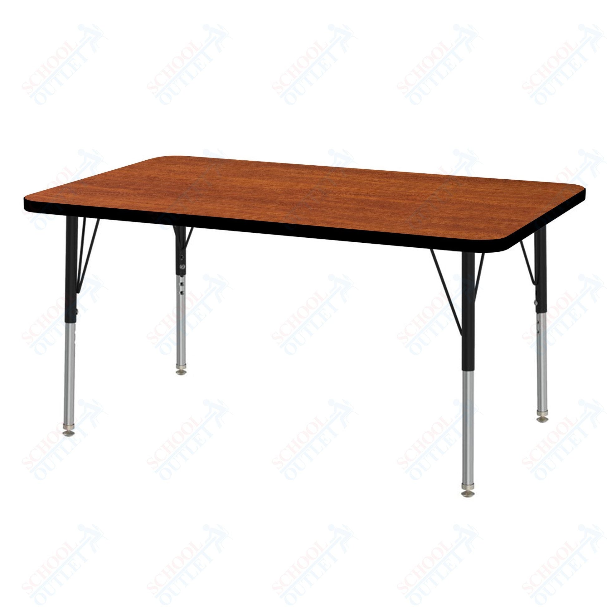 Marco MG2200 Series Rectangle Activity Table 30" x 48" Adjustable Height 21" - 30" (MG2236 - MB) - SchoolOutlet