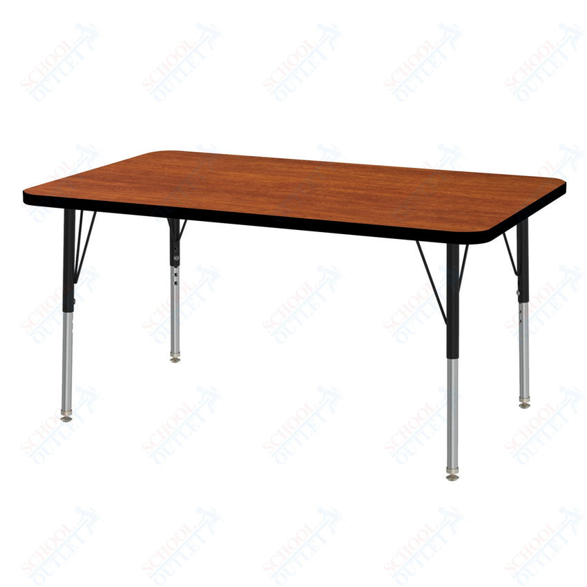 Marco MG2200 Series Rectangle Activity Table 30" x 48" Adjustable Height 21" - 30" (MG2236 - MB) - SchoolOutlet
