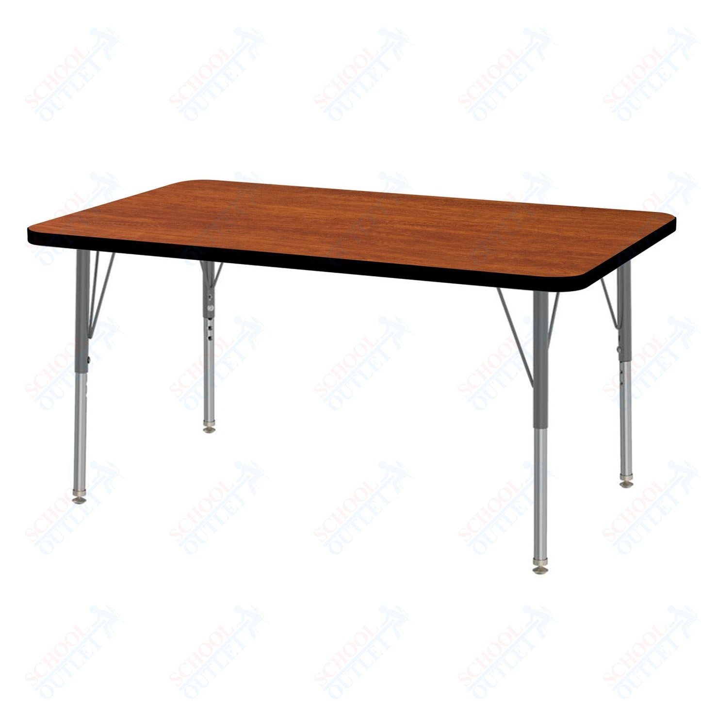 Marco MG2200 Series Rectangle Activity Table 30" x 48" Adjustable Height 21" - 30" (MG2236 - MB) - SchoolOutlet