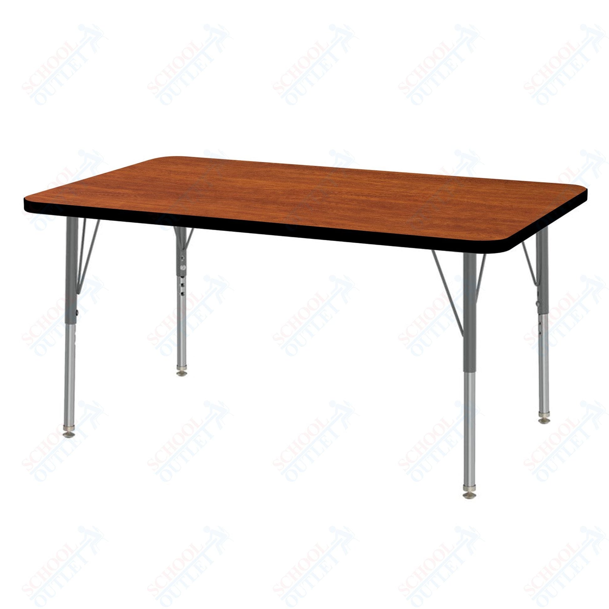 Marco MG2200 Series Rectangle Activity Table 30" x 48" Adjustable Height 21" - 30" (MG2236 - MB) - SchoolOutlet