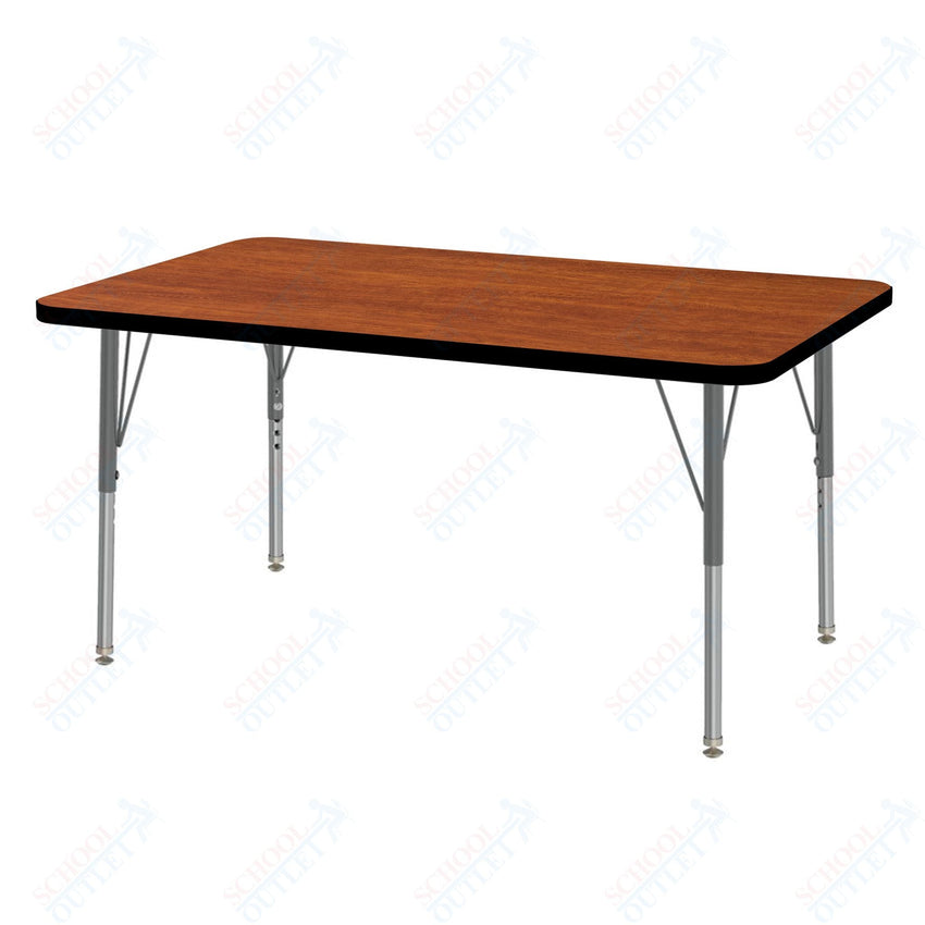 Marco MG2200 Series Rectangle Activity Table 30" x 48" Adjustable Height 21" - 30" (MG2236 - MB) - SchoolOutlet