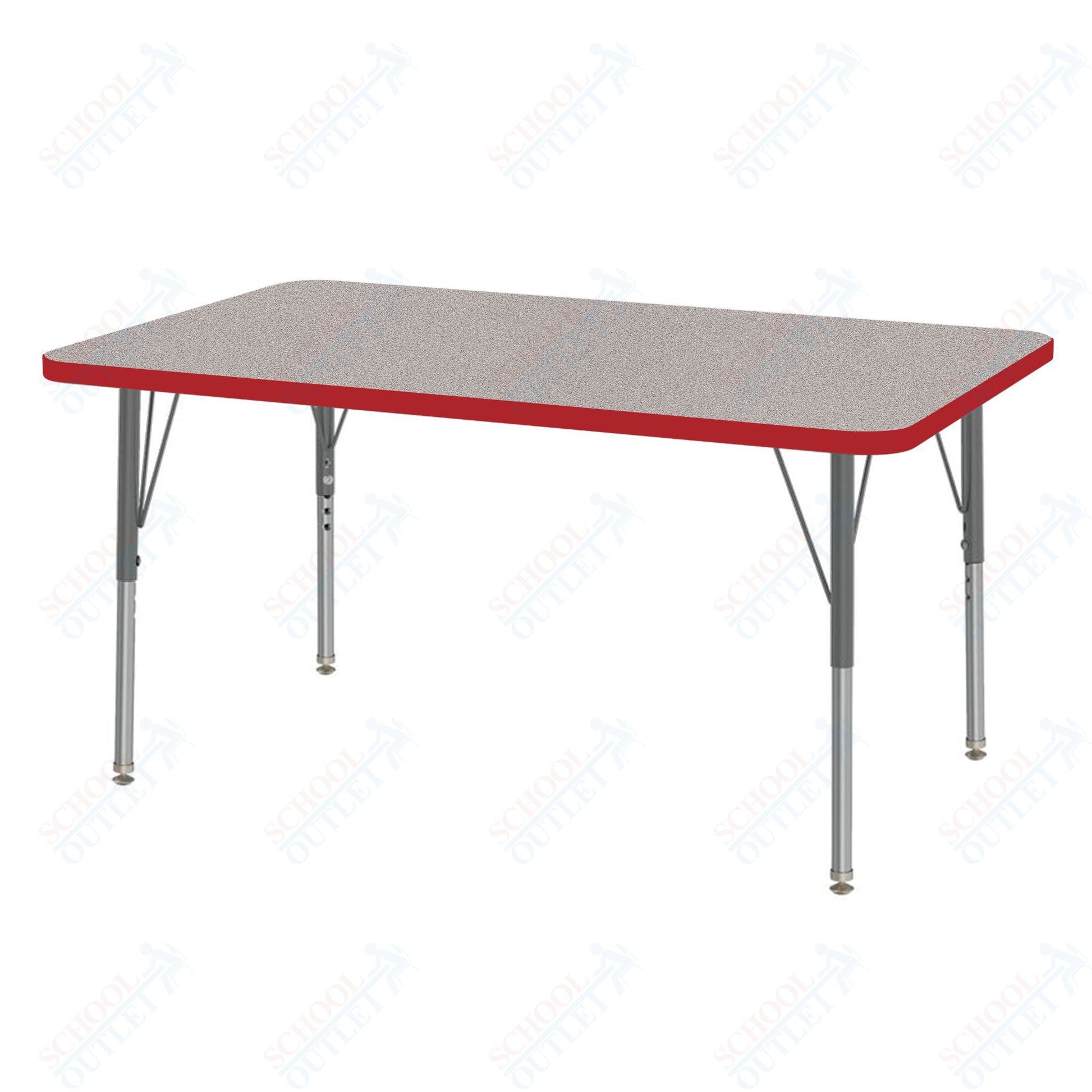 Marco MG2200 Series Rectangle Activity Table 30" x 48" Adjustable Height 21" - 30" (MG2236 - MB) - SchoolOutlet