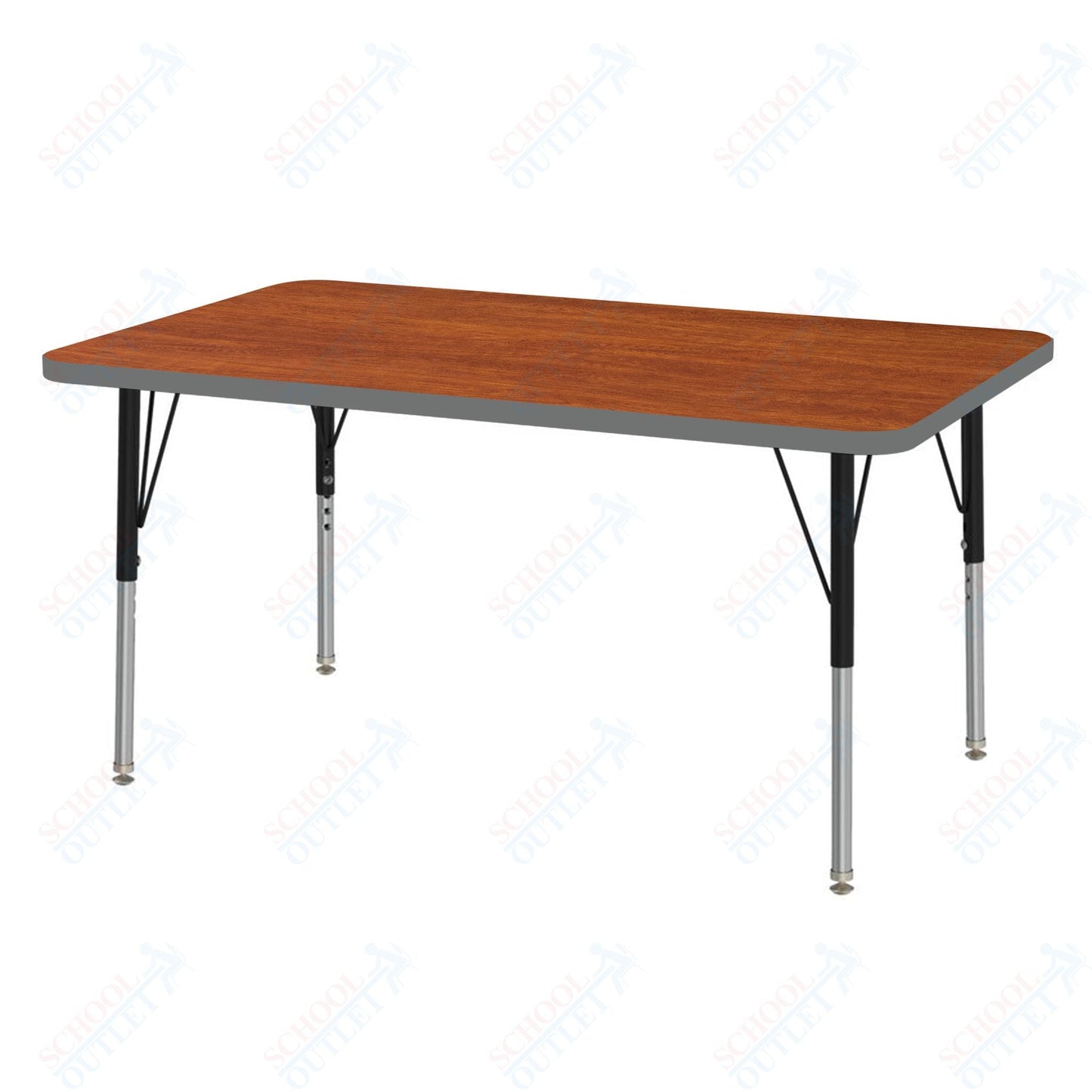 Marco MG2200 Series Rectangle Activity Table 30" x 48" Adjustable Height 21" - 30" (MG2236 - MB) - SchoolOutlet