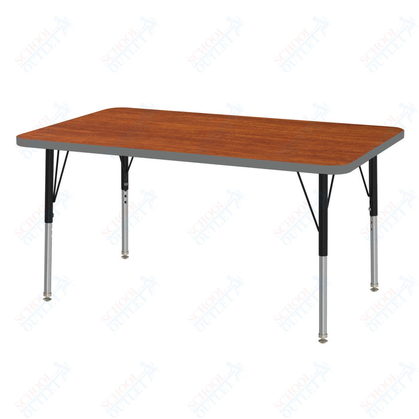 Marco MG2200 Series Rectangle Activity Table 30" x 48" Adjustable Height 21" - 30" (MG2236 - MB) - SchoolOutlet