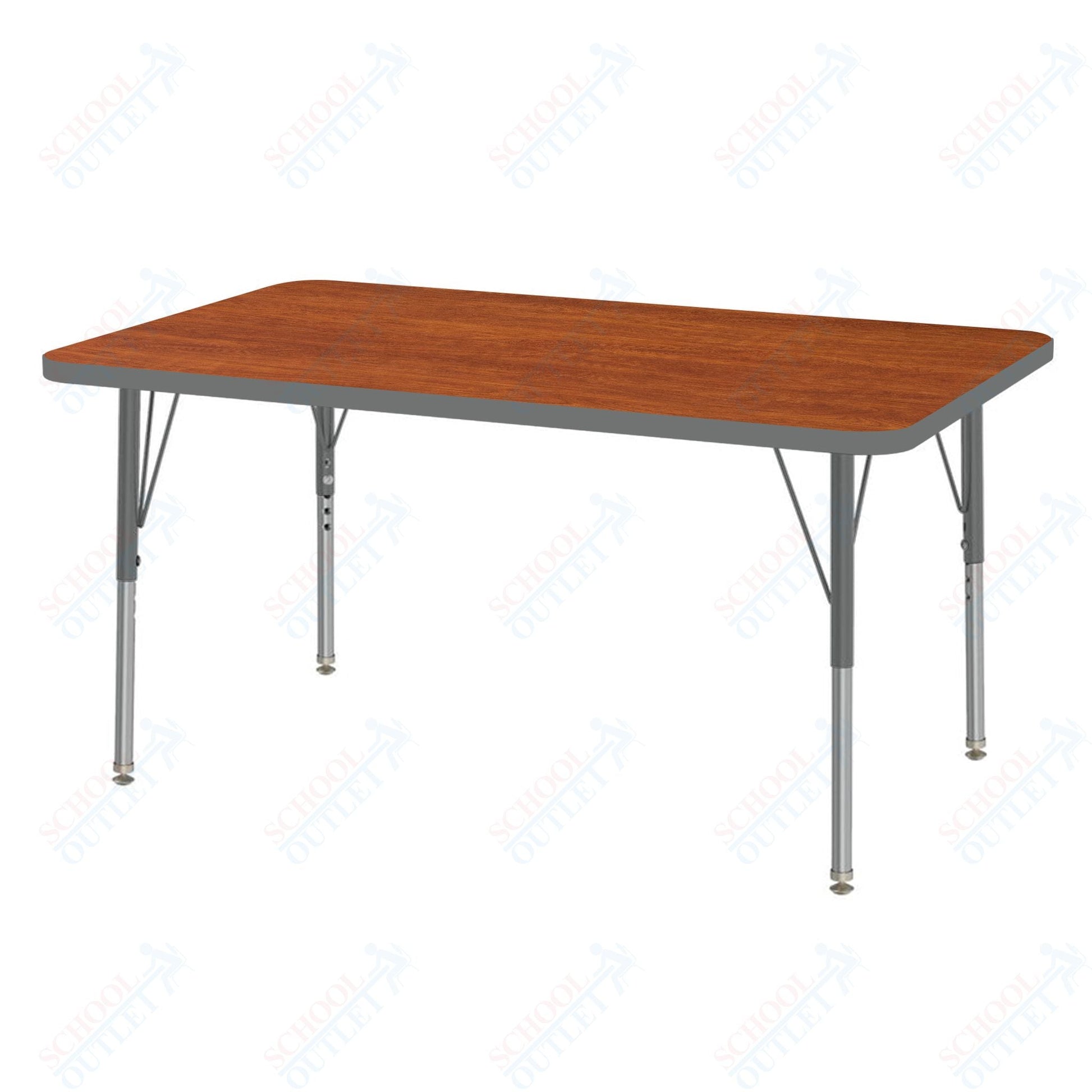 Marco MG2200 Series Rectangle Activity Table 30" x 48" Adjustable Height 21" - 30" (MG2236 - MB) - SchoolOutlet