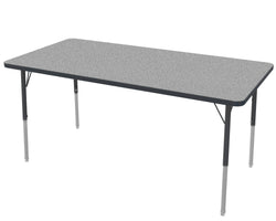 Marco MG2200 Series Rectangle Preschool Table 30" x 60" Adjustable Height 16"-24" (MG2237-MA)