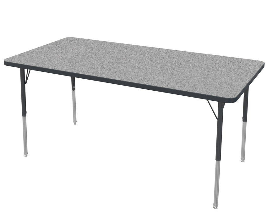Marco MG2200 Series Rectangle Preschool Table 30" x 60" Adjustable Height 16" - 24" (MG2237 - MA) - SchoolOutlet