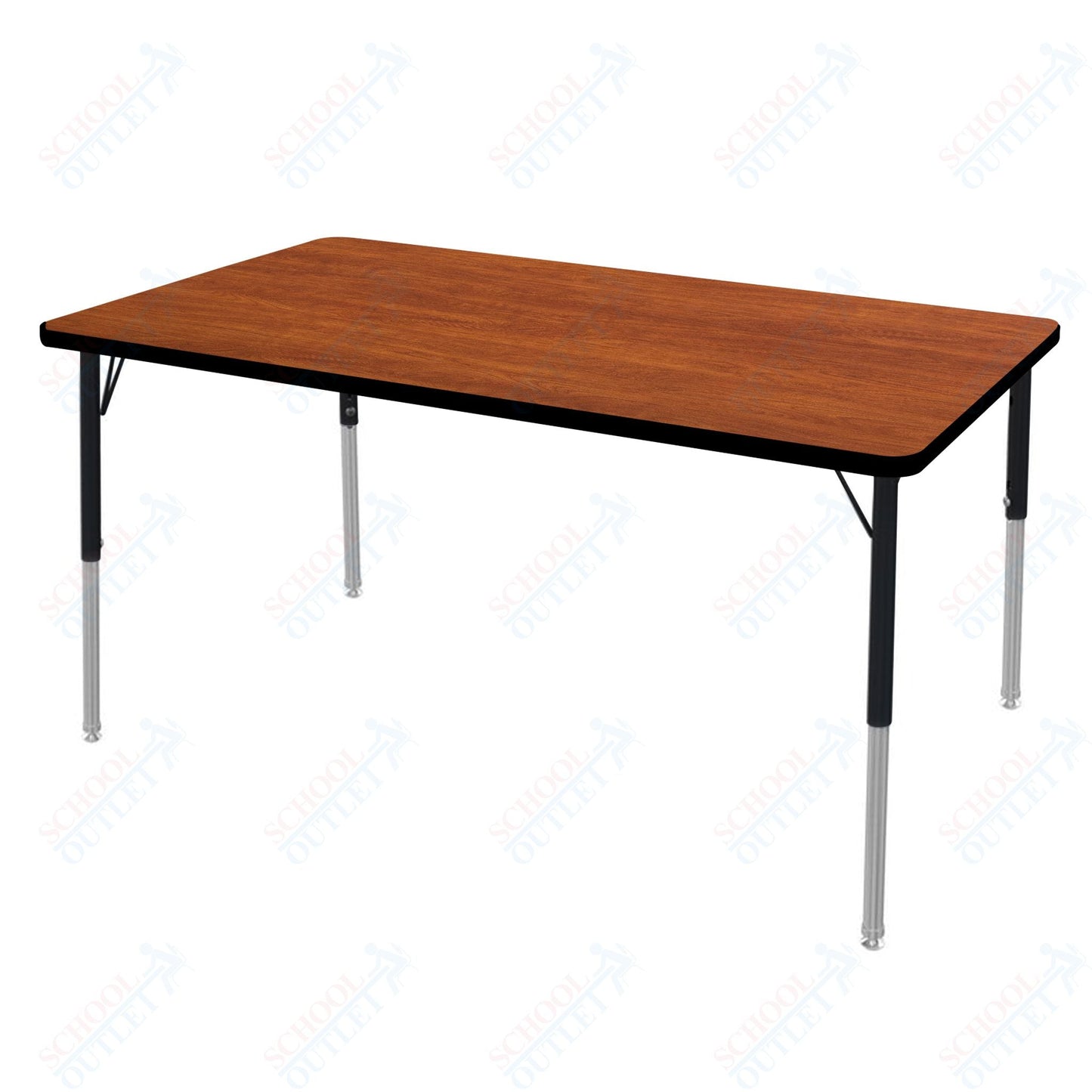 Marco MG2200 Series Rectangle Preschool Table 30" x 60" Adjustable Height 16" - 24" (MG2237 - MA) - SchoolOutlet