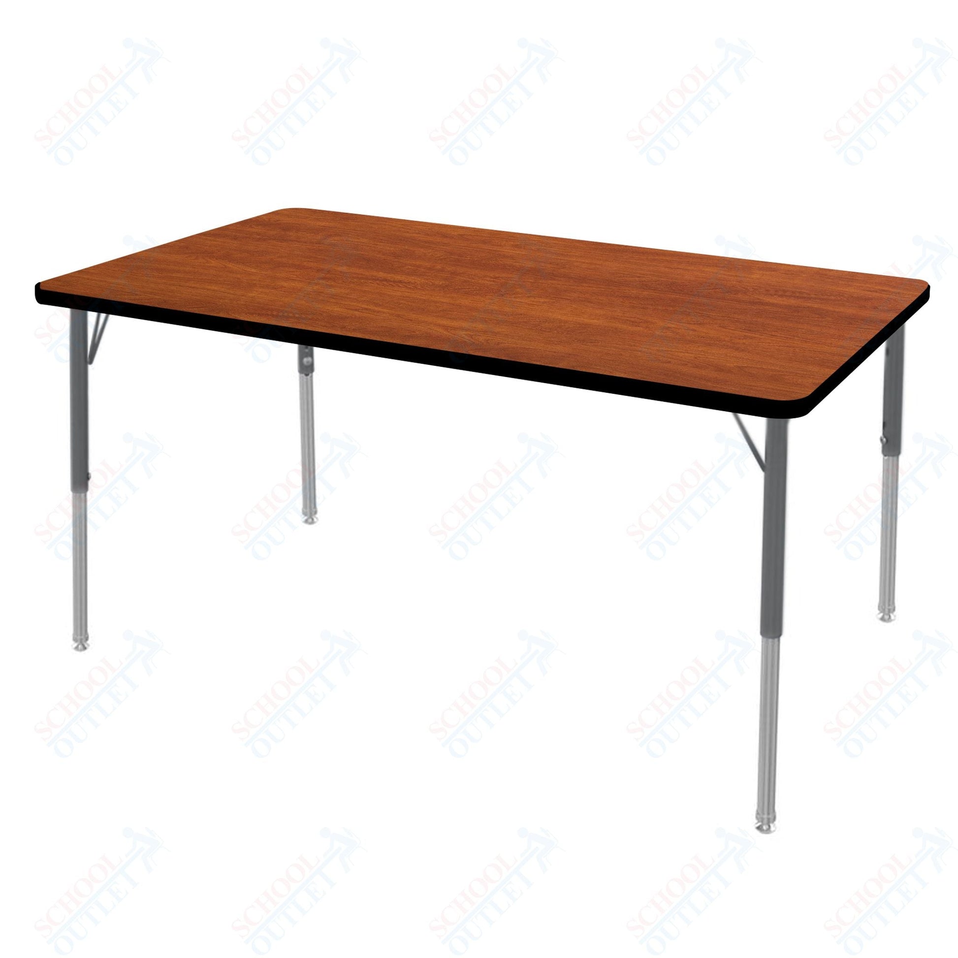 Marco MG2200 Series Rectangle Preschool Table 30" x 60" Adjustable Height 16" - 24" (MG2237 - MA) - SchoolOutlet