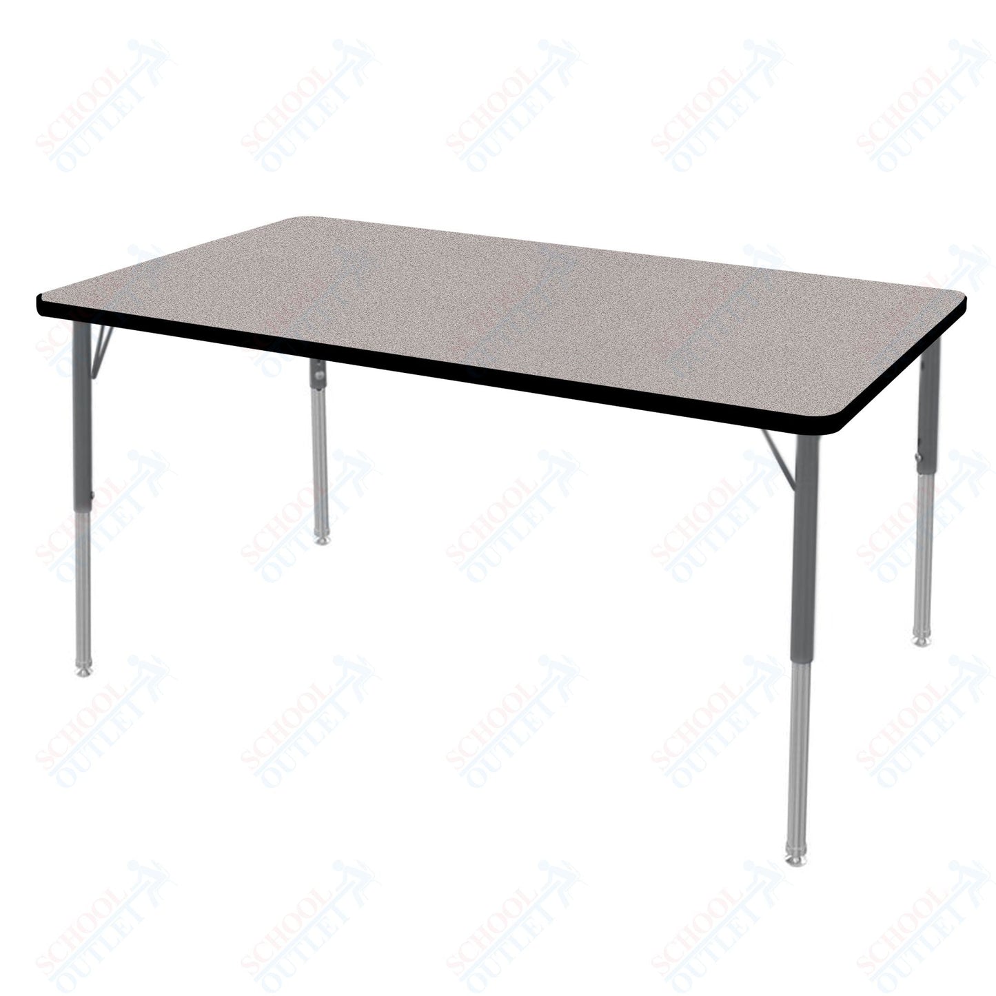 Marco MG2200 Series Rectangle Preschool Table 30" x 60" Adjustable Height 16" - 24" (MG2237 - MA) - SchoolOutlet