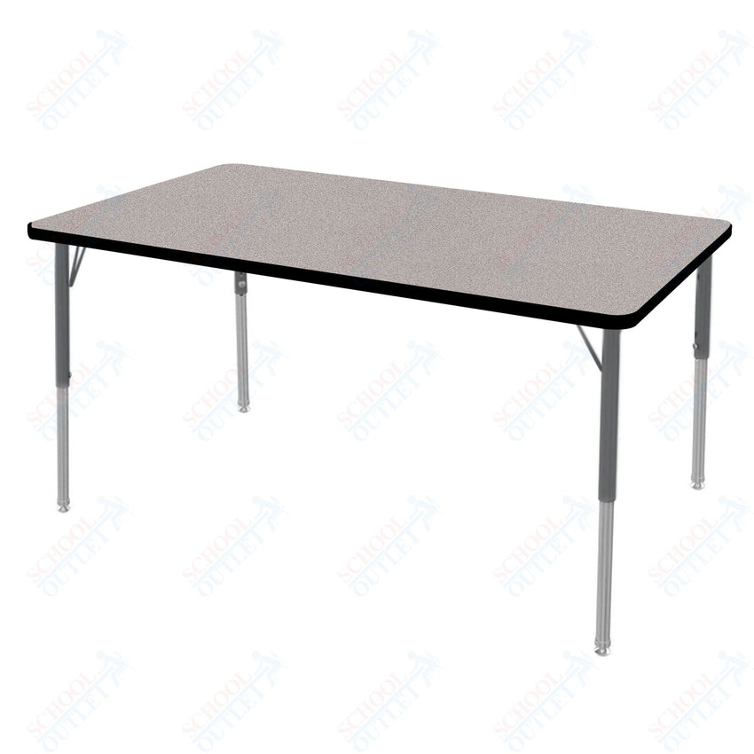 Marco MG2200 Series Rectangle Preschool Table 30" x 60" Adjustable Height 16" - 24" (MG2237 - MA) - SchoolOutlet