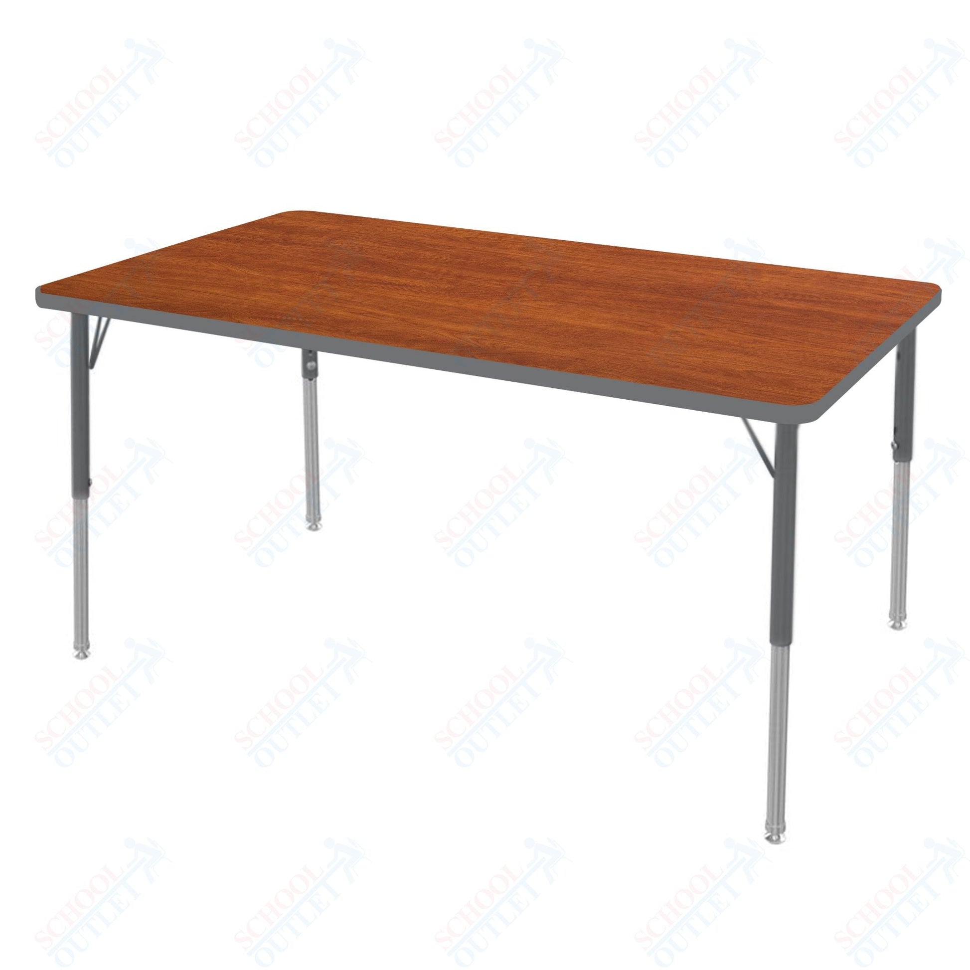 Marco MG2200 Series Rectangle Preschool Table 30" x 60" Adjustable Height 16" - 24" (MG2237 - MA) - SchoolOutlet
