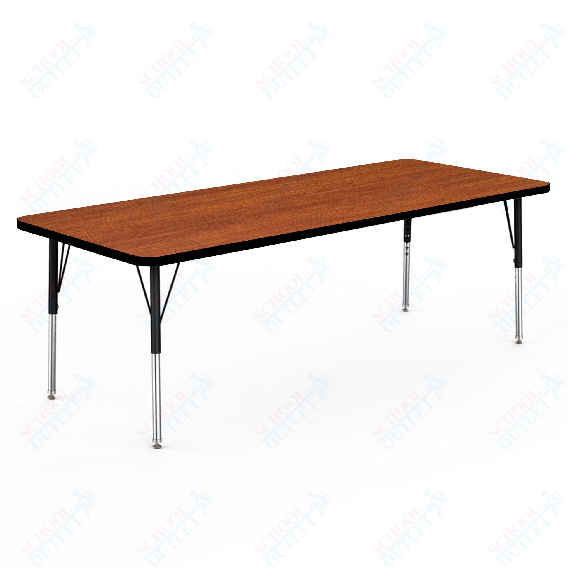 Marco MG2200 Series Rectangle Preschool Table 30" x 72" Adjustable Height 16" - 24" (MG2238 - MA) - SchoolOutlet