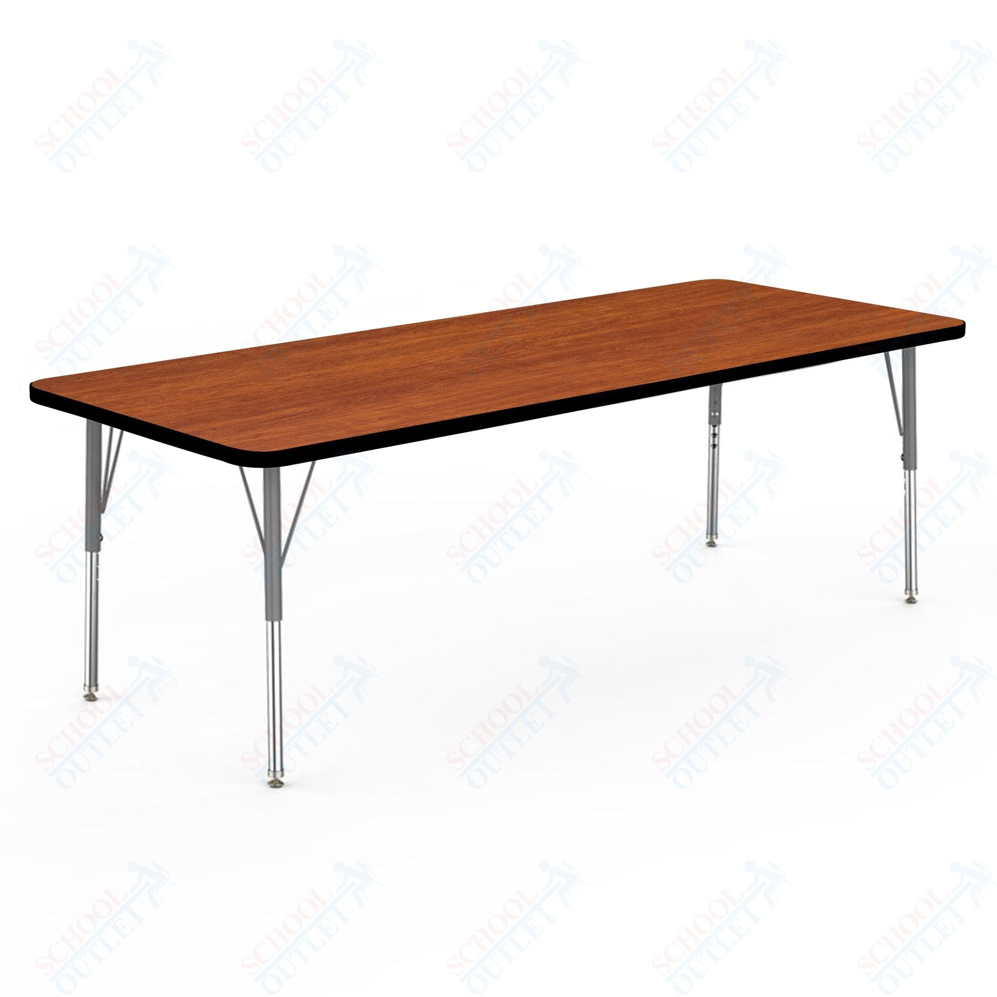 Marco MG2200 Series Rectangle Preschool Table 30" x 72" Adjustable Height 16" - 24" (MG2238 - MA) - SchoolOutlet