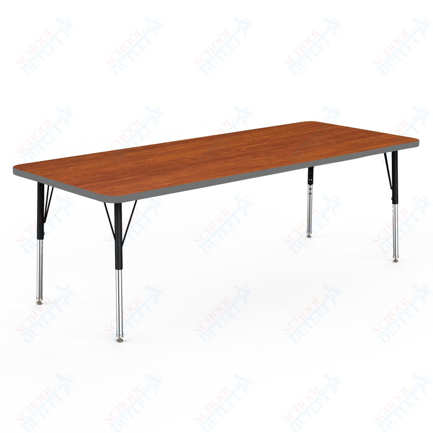 Marco MG2200 Series Rectangle Preschool Table 30" x 72" Adjustable Height 16" - 24" (MG2238 - MA) - SchoolOutlet