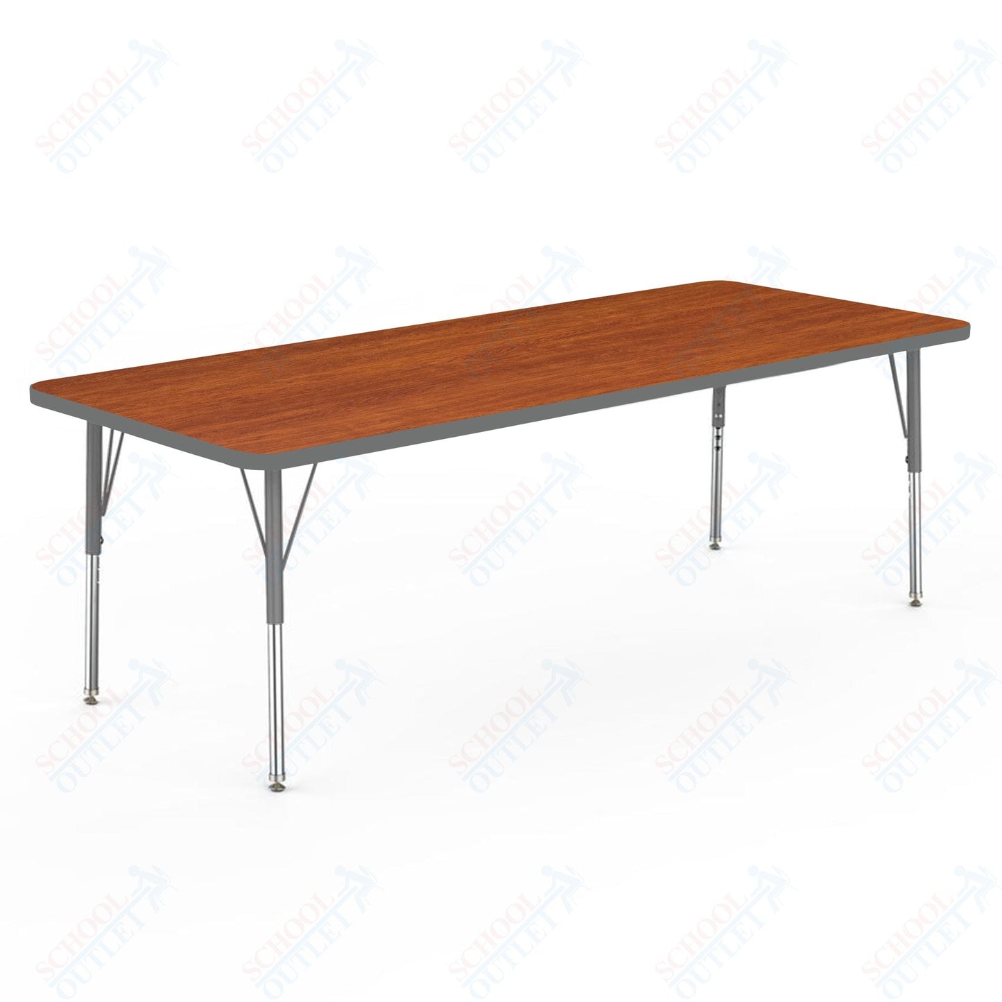 Marco MG2200 Series Rectangle Preschool Table 30" x 72" Adjustable Height 16" - 24" (MG2238 - MA) - SchoolOutlet