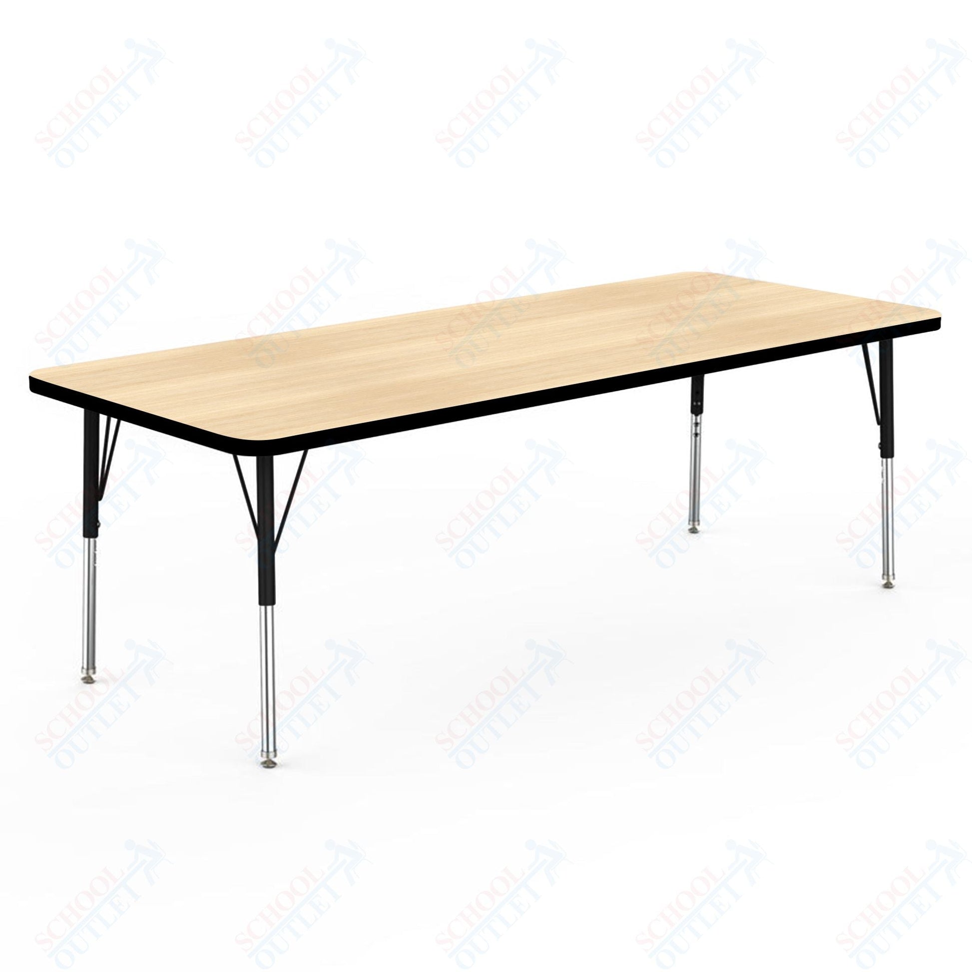 Marco MG2200 Series Rectangle Activity Table 30" x 72" Adjustable Height 21" - 30" (MG2238 - MB) - SchoolOutlet