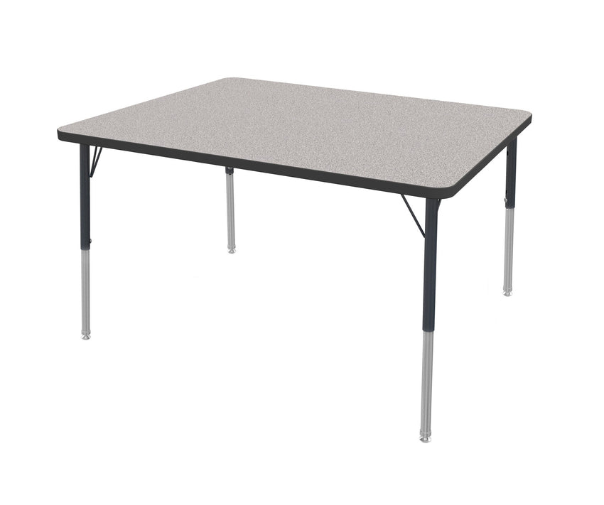 Marco MG2200 Series Rectangle Activity Table 36" x 48" Adjustable Height 21" - 30" (MG2246 - MB) - SchoolOutlet