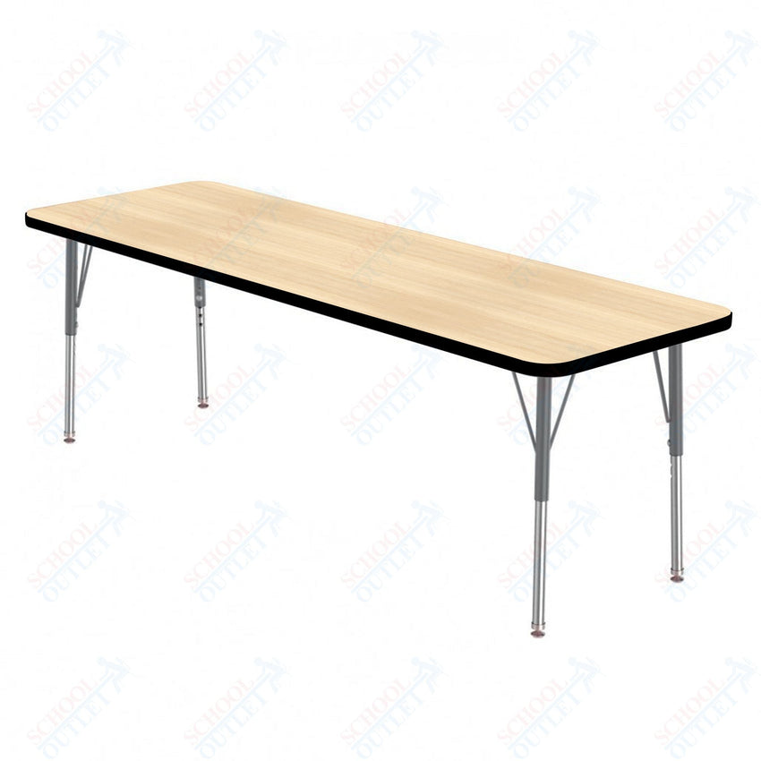 Marco MG2200 Series Rectangle Preschool Table 42" x 60" Adjustable Height 16" - 24" (MG2250 - MA) - SchoolOutlet