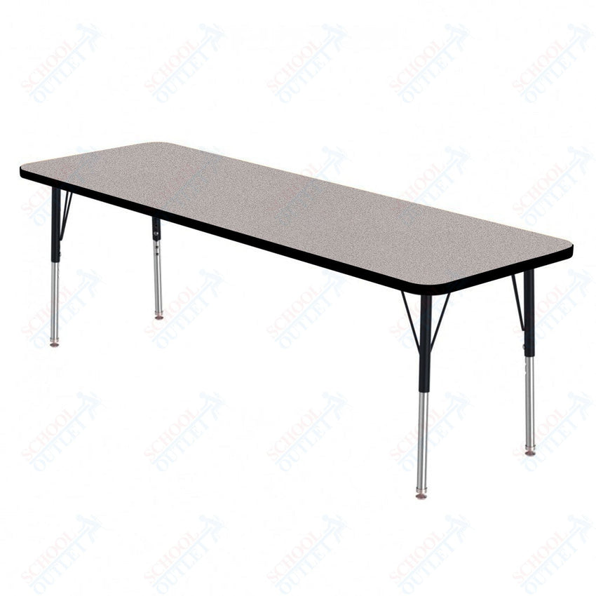 Marco MG2200 Series Rectangle Preschool Table 42" x 60" Adjustable Height 16" - 24" (MG2250 - MA) - SchoolOutlet