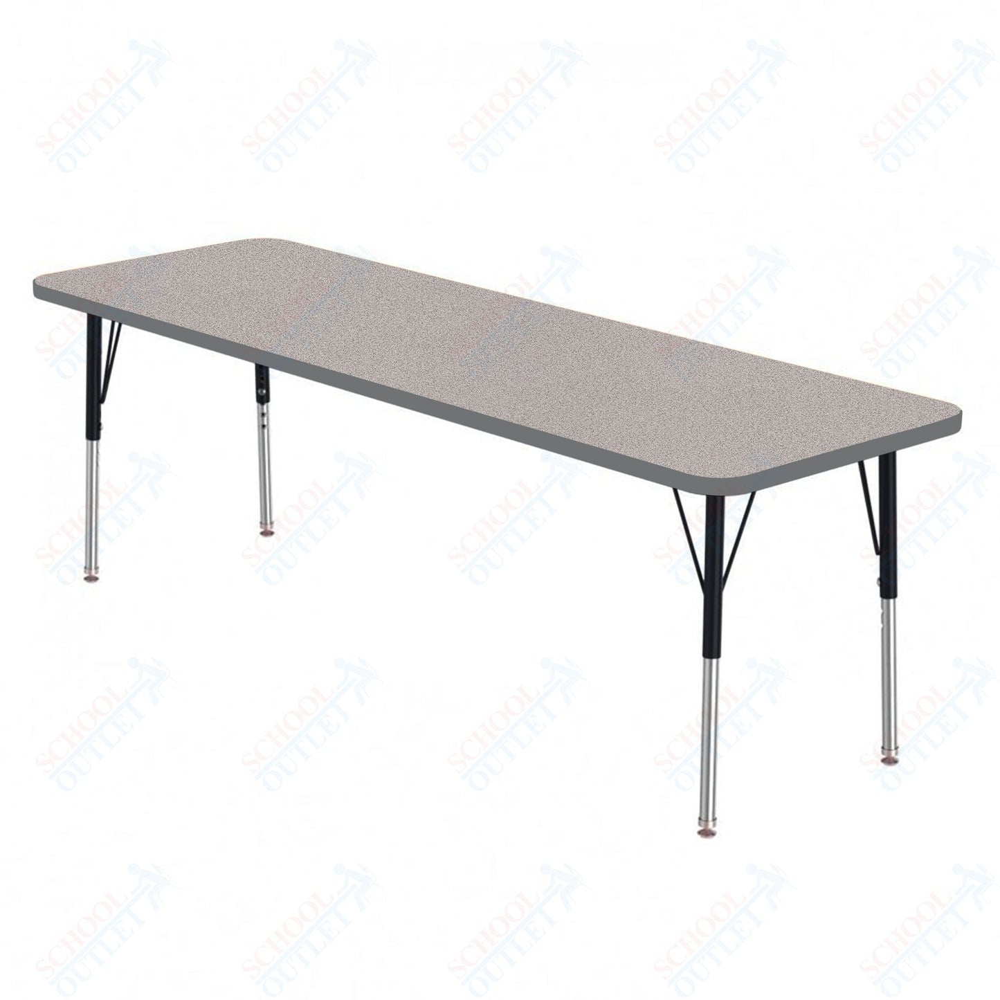 Marco MG2200 Series Rectangle Preschool Table 42" x 60" Adjustable Height 16" - 24" (MG2250 - MA) - SchoolOutlet