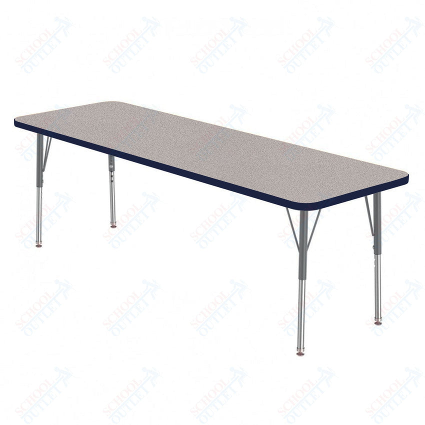Marco MG2200 Series Rectangle Preschool Table 42" x 60" Adjustable Height 16" - 24" (MG2250 - MA) - SchoolOutlet