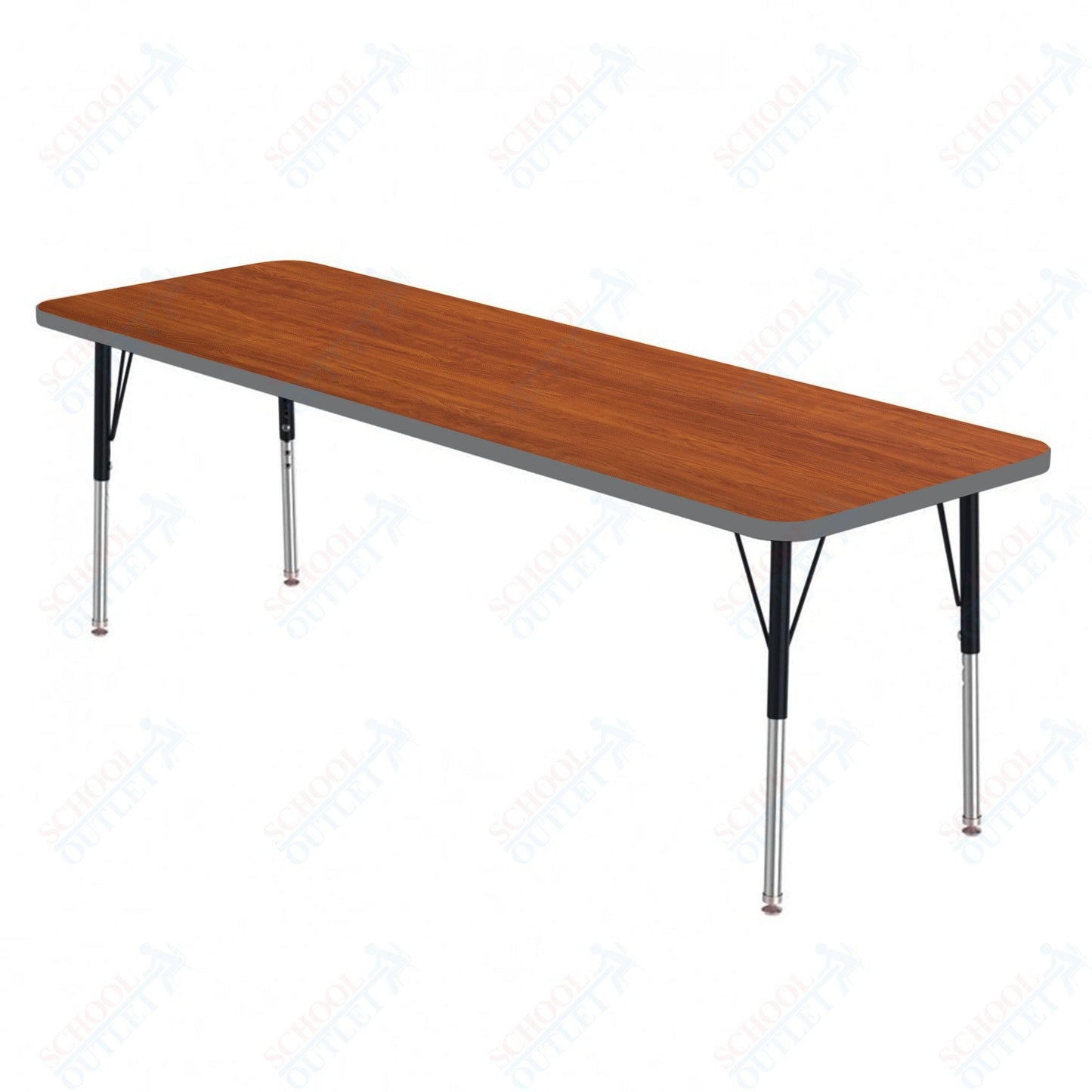 Marco MG2200 Series Rectangle Preschool Table 42" x 60" Adjustable Height 16" - 24" (MG2250 - MA) - SchoolOutlet