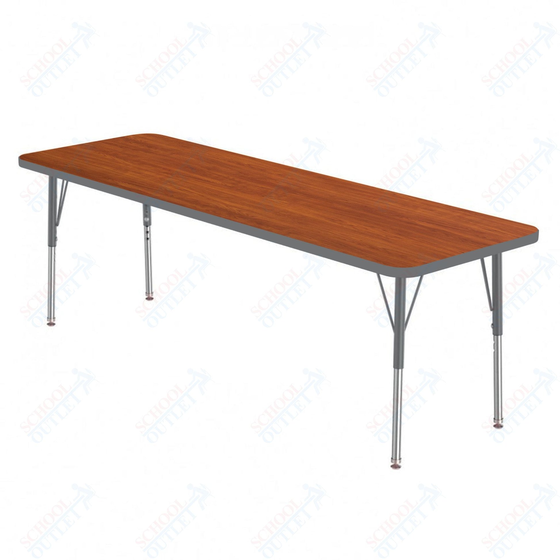 Marco MG2200 Series Rectangle Preschool Table 42" x 60" Adjustable Height 16" - 24" (MG2250 - MA) - SchoolOutlet