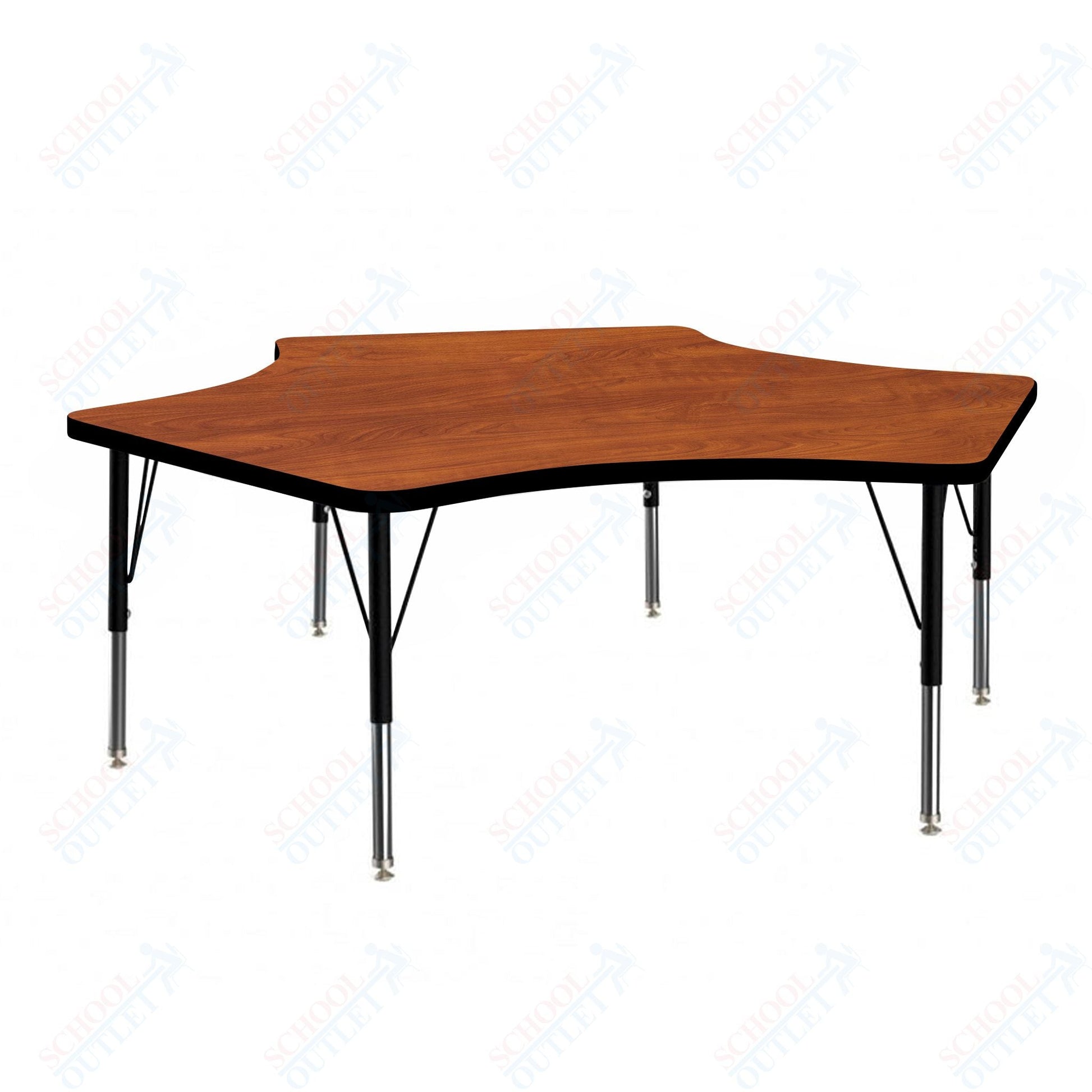Marco MG2200 Series Delta Preschool Table 60" x 60" Adjustable Height 16" - 24" (MG2251 - MA) - SchoolOutlet