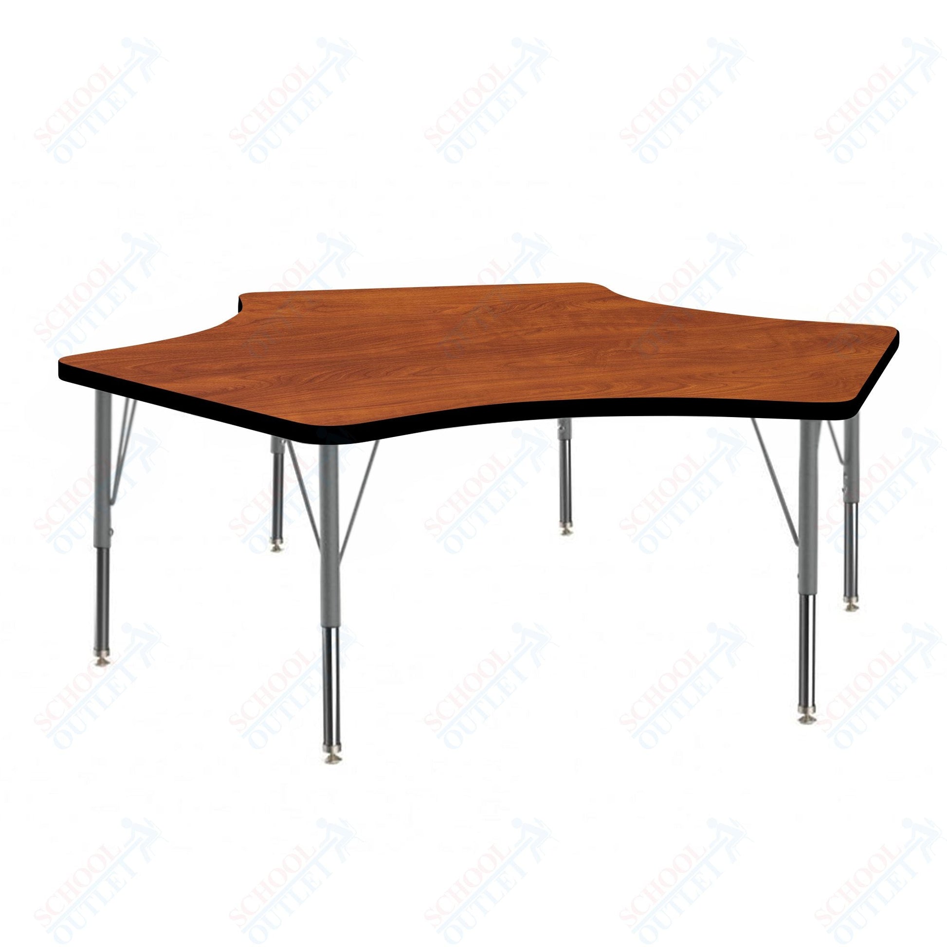 Marco MG2200 Series Delta Preschool Table 60" x 60" Adjustable Height 16" - 24" (MG2251 - MA) - SchoolOutlet
