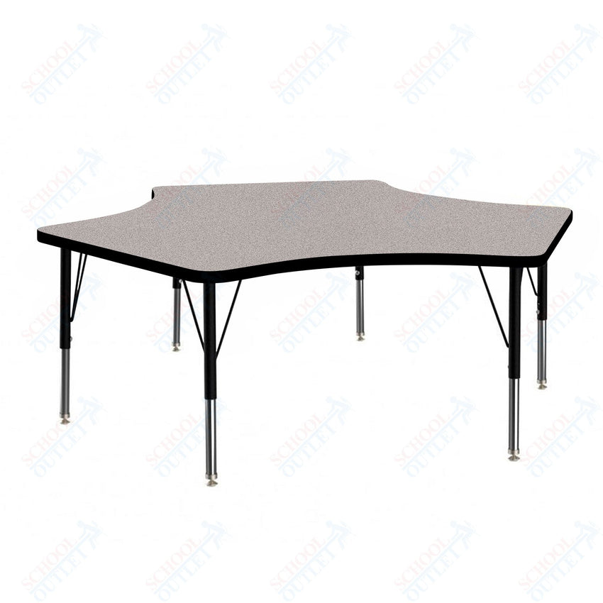 Marco MG2200 Series Delta Preschool Table 60" x 60" Adjustable Height 16" - 24" (MG2251 - MA) - SchoolOutlet