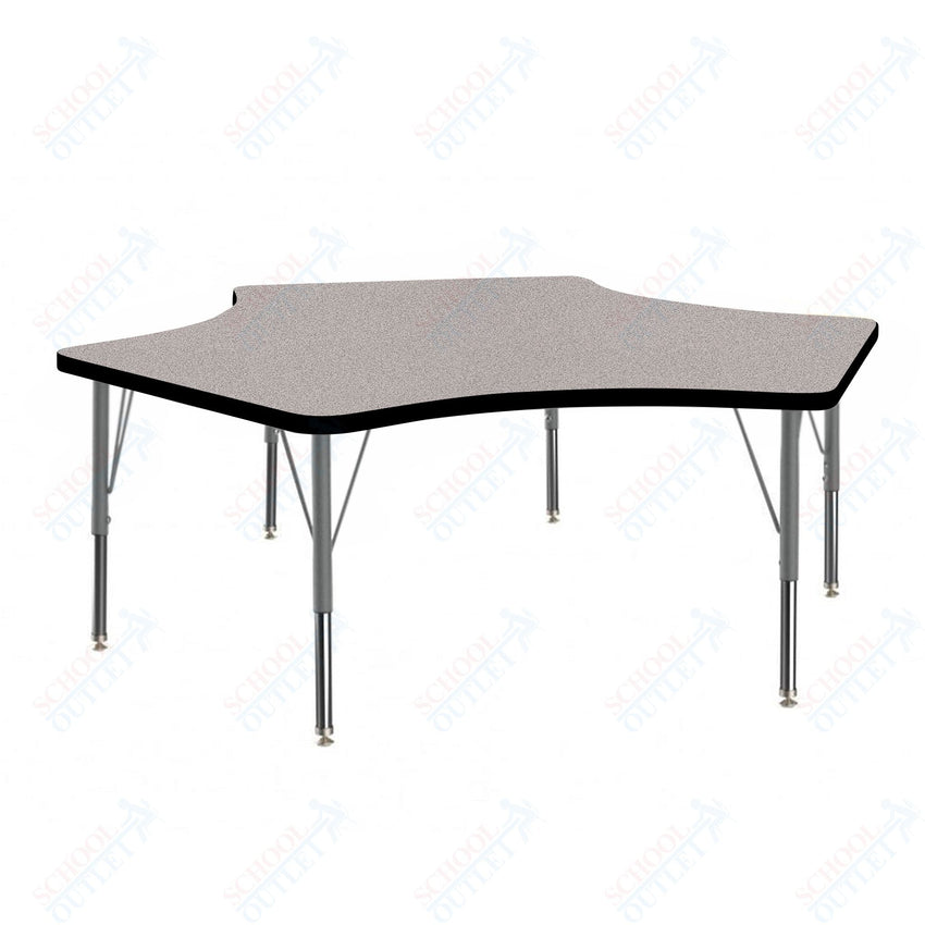 Marco MG2200 Series Delta Preschool Table 60" x 60" Adjustable Height 16" - 24" (MG2251 - MA) - SchoolOutlet