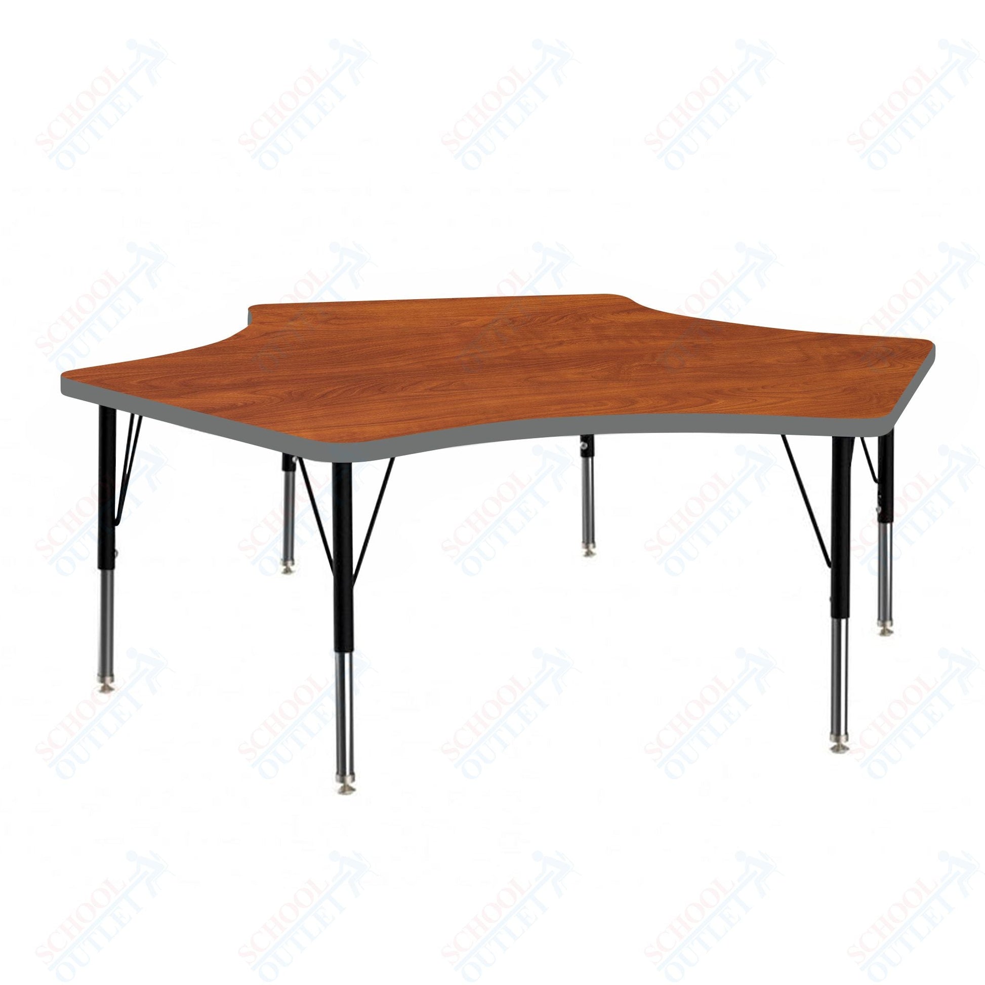 Marco MG2200 Series Delta Preschool Table 60" x 60" Adjustable Height 16" - 24" (MG2251 - MA) - SchoolOutlet
