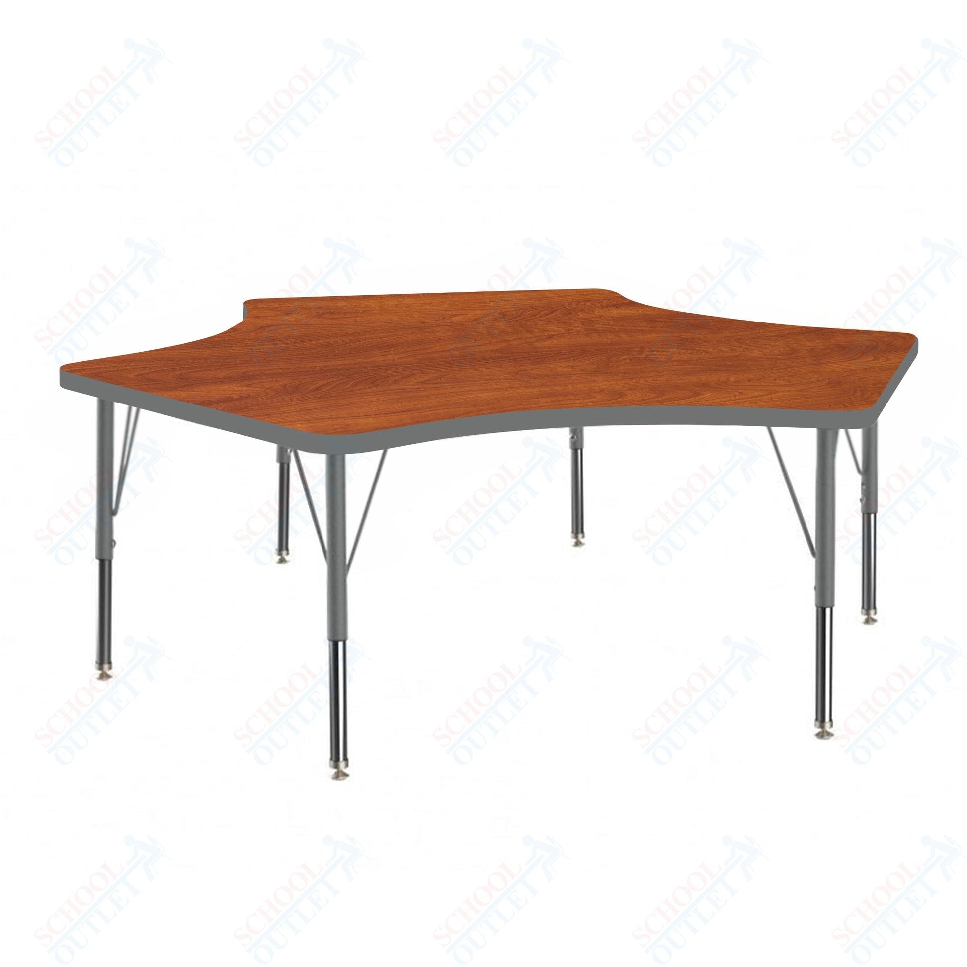 Marco MG2200 Series Delta Preschool Table 60" x 60" Adjustable Height 16" - 24" (MG2251 - MA) - SchoolOutlet