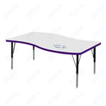 Marco MG2200 Series Wave Preschool Table w/ Dry Erase Top 30