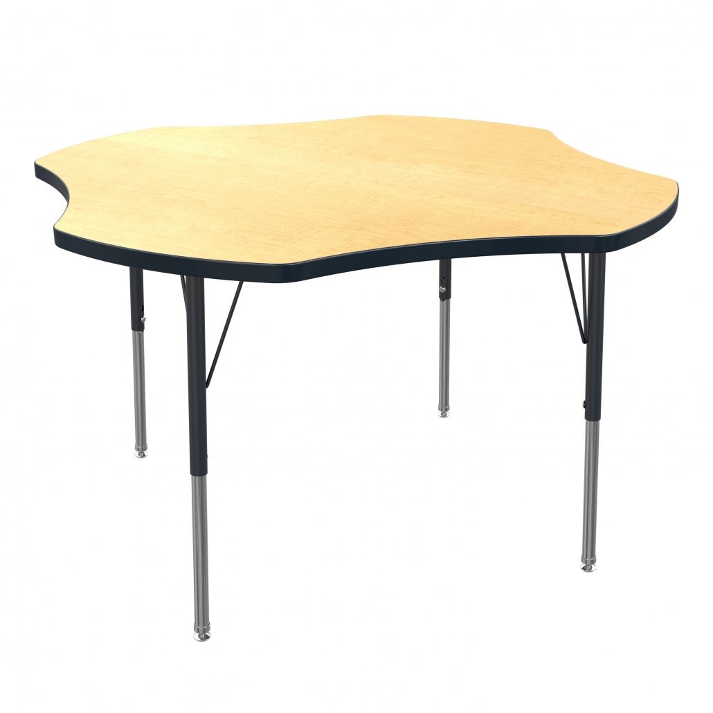 Marco MG2200 Series 48" Clover Activity Table Adjustable Height 21" - 30" (MG2265 - MB) - SchoolOutlet