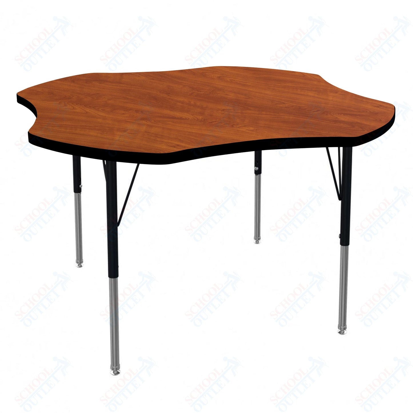 Marco MG2200 Series 48" Clover Activity Table Adjustable Height 21" - 30" (MG2265 - MB) - SchoolOutlet