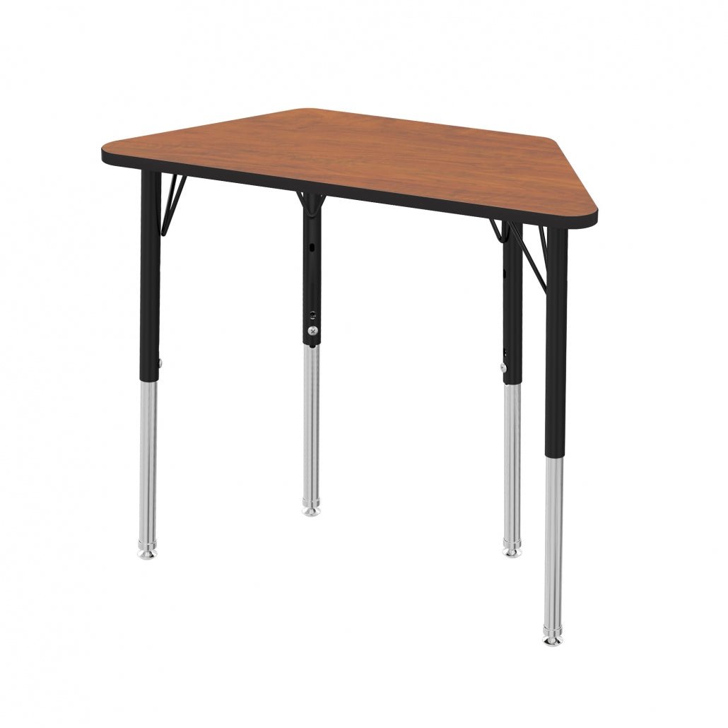 Marco MG2200 Series Trapezoid Preschool Table 24" x 48" Adjustable Height 16" - 24" (MG2276 - MA) - SchoolOutlet