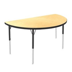 Marco MG2200 Series 48" Half Round Preschool Table Adjustable Height 16"-24" (MG2277-MA)