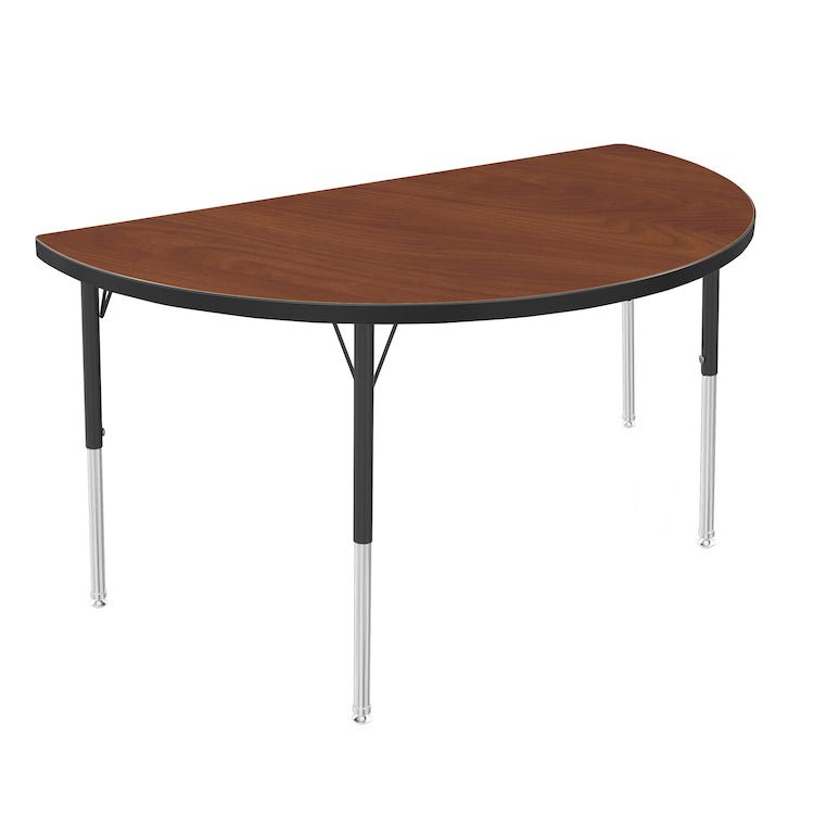Marco MG2200 Series 48" Half Round Activity Table Adjustable Height 21" - 30" (MG2277 - MB) - SchoolOutlet