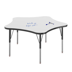 Marco MG2200 Series 48" 5-Star Preschool Table w/ Dry Erase Top Adj Height 16"-24" (MG2280-DA)