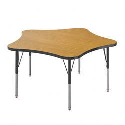 Marco MG2200 Series 60" 5-Star Preschool Table Adjustable Height 16"-24" (MG2281-MA)