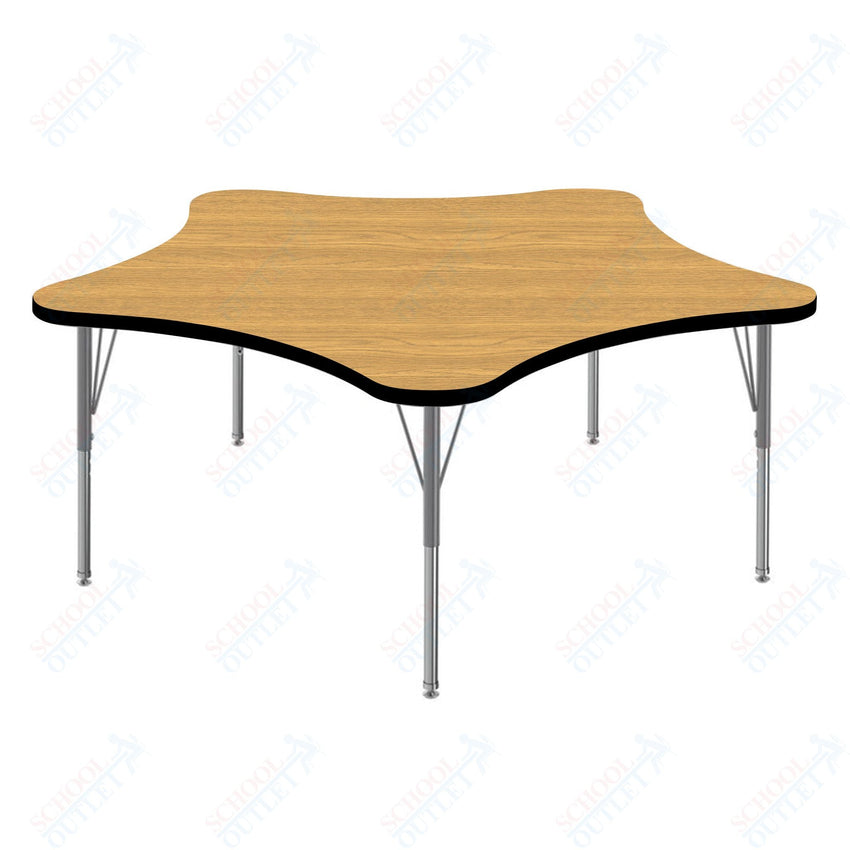 Marco MG2200 Series 60" 5 - Star Activity Table Adjustable Height 21" - 30" (MG2281 - MB) - SchoolOutlet