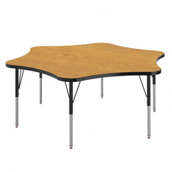 Marco MG2200 Series 60" 6-Star Preschool Table Adjustable Height 16"-24" (MG2282-MA)