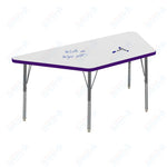 Marco MG2200 Series Trapezoid Preschool Table w/ Dry Erase Top 30