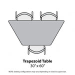 Marco MG2200 Series Trapezoid Preschool Table 30