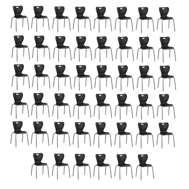 Marco Nova Series Stacking Chair - 18" Seat Height - Pack of 46 (N101U - 18CR) - SchoolOutlet