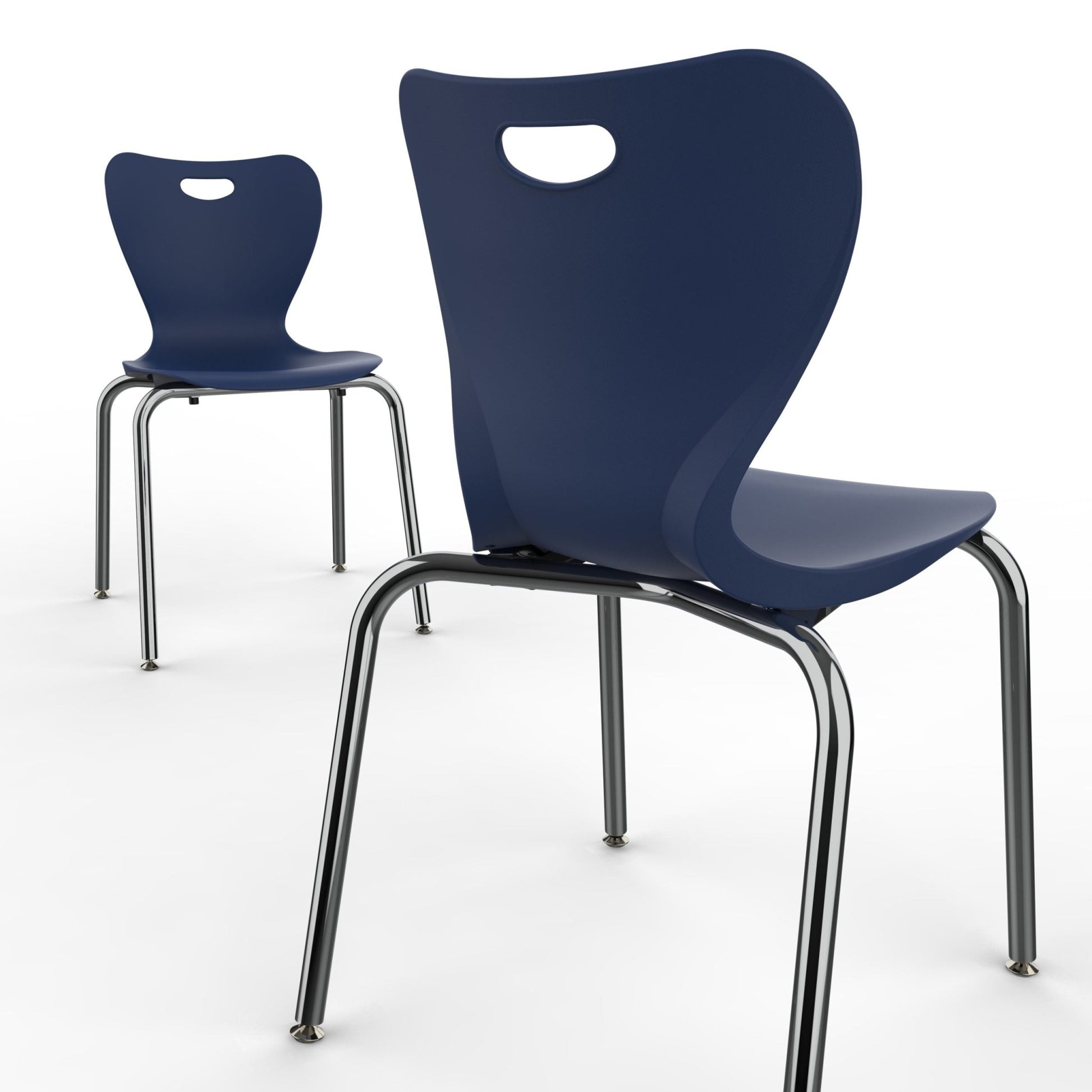 Marco Nova Series Stacking Chair - 18" Seat Height - Pack of 46 (N101U - 18CR) - SchoolOutlet